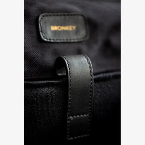 Roma Black Leather Camera Bag