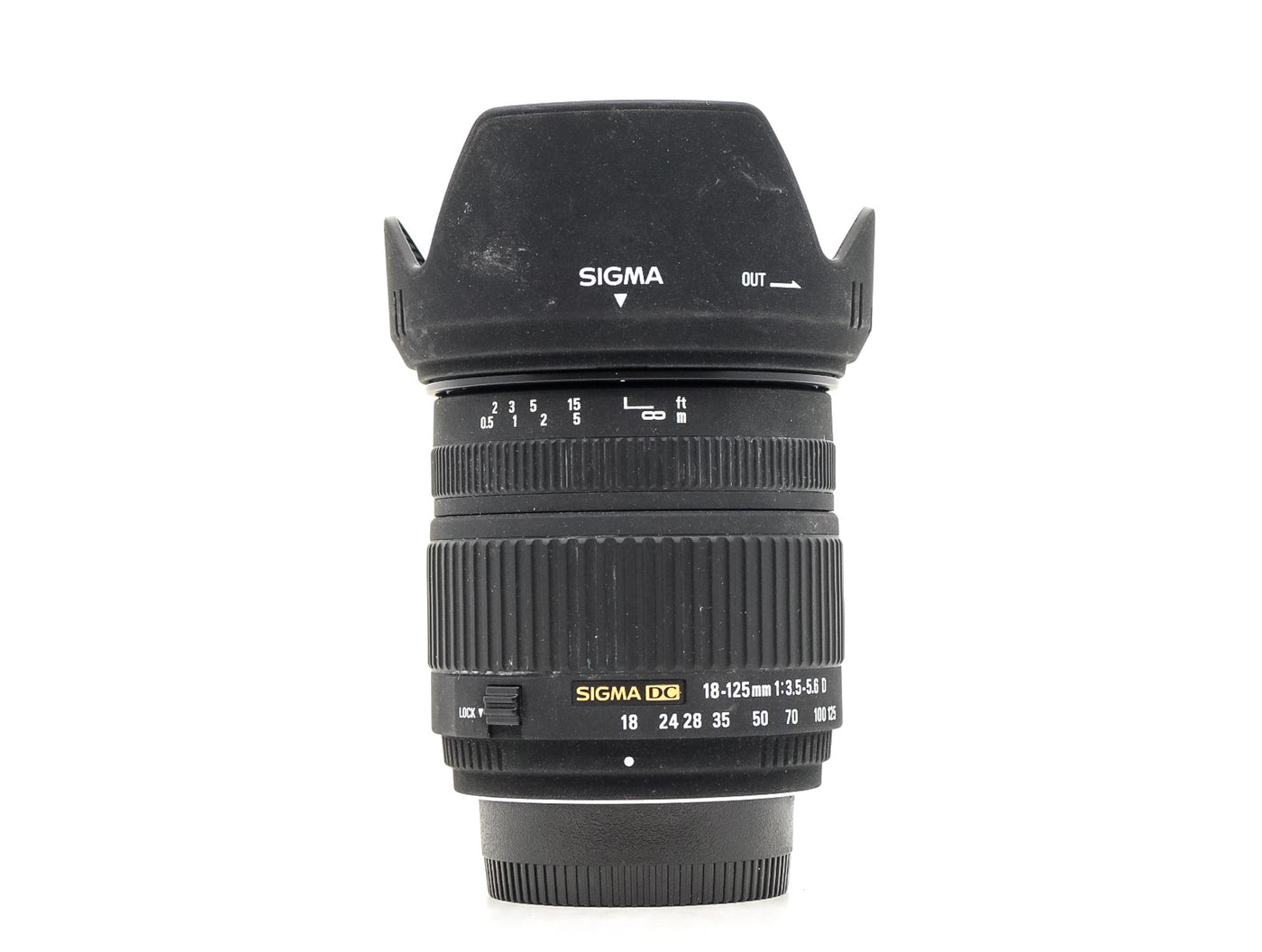 Sigma 18-125mm f/3.5-5.6 DC - Geschikt voor Nikon · hoofdafbeelding