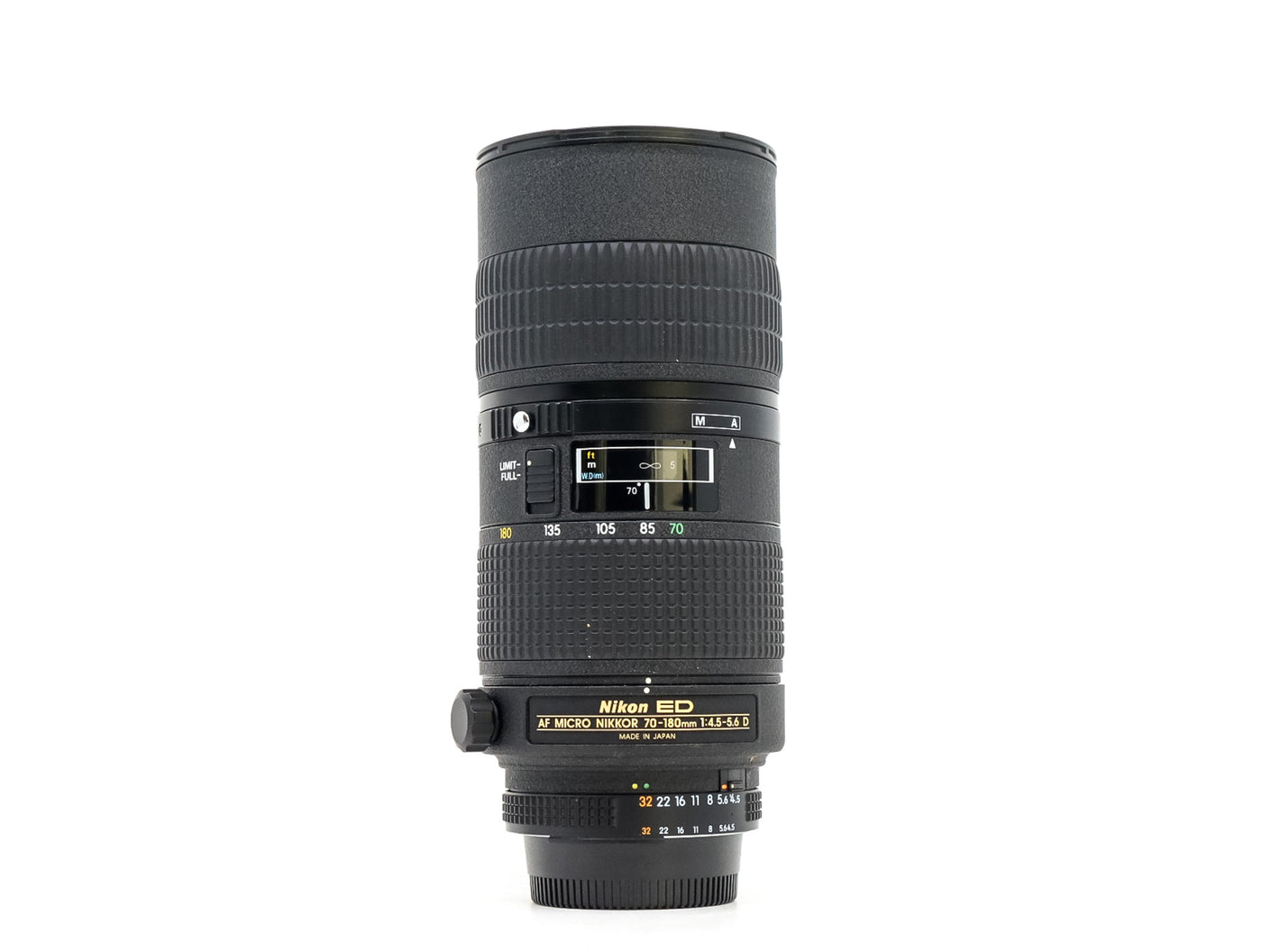 Nikon AF Micro Nikkor 70-180mm f/4.5-5.6D Lens · hoofdafbeelding