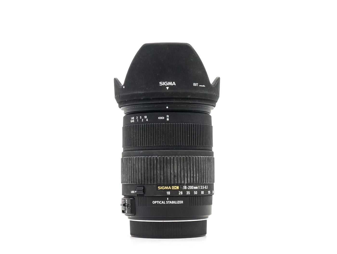 Sigma 18-200mm f/3.5-6.3 DC OS HSM - Geschikt voor Canon EF-S · hoofdafbeelding