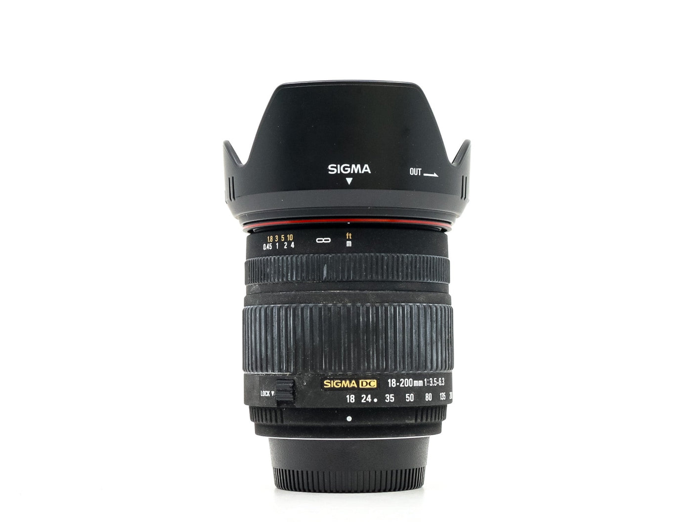 Sigma 18-200mm f/3.5-6.3 DC - Nikon Vatting · hoofdafbeelding