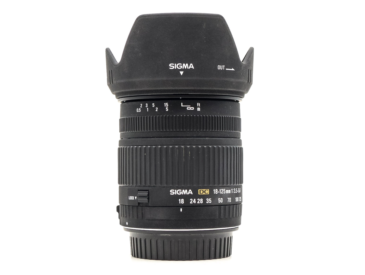 Sigma 18-125mm f/3.8-5.6 DC OS HSM - Geschikt voor Canon EF-S · hoofdafbeelding