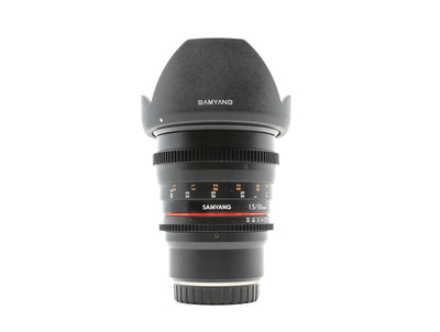 Samyang 50mm T1.5 Cine VDSLR AS UMC - Voor Fujifilm X