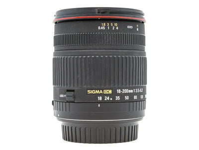 Sigma 18-200mm f/3.5-6.3 DC - Geschikt voor Canon EF-S