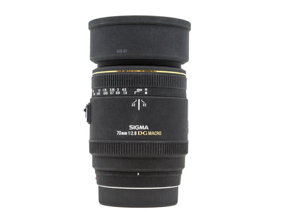 Sigma 70mm f/2.8 EX DG Macro - Sony A Bevestiging