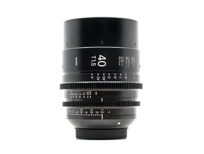 Sigma 40mm T1.5 FF - Geschikt voor Canon EF