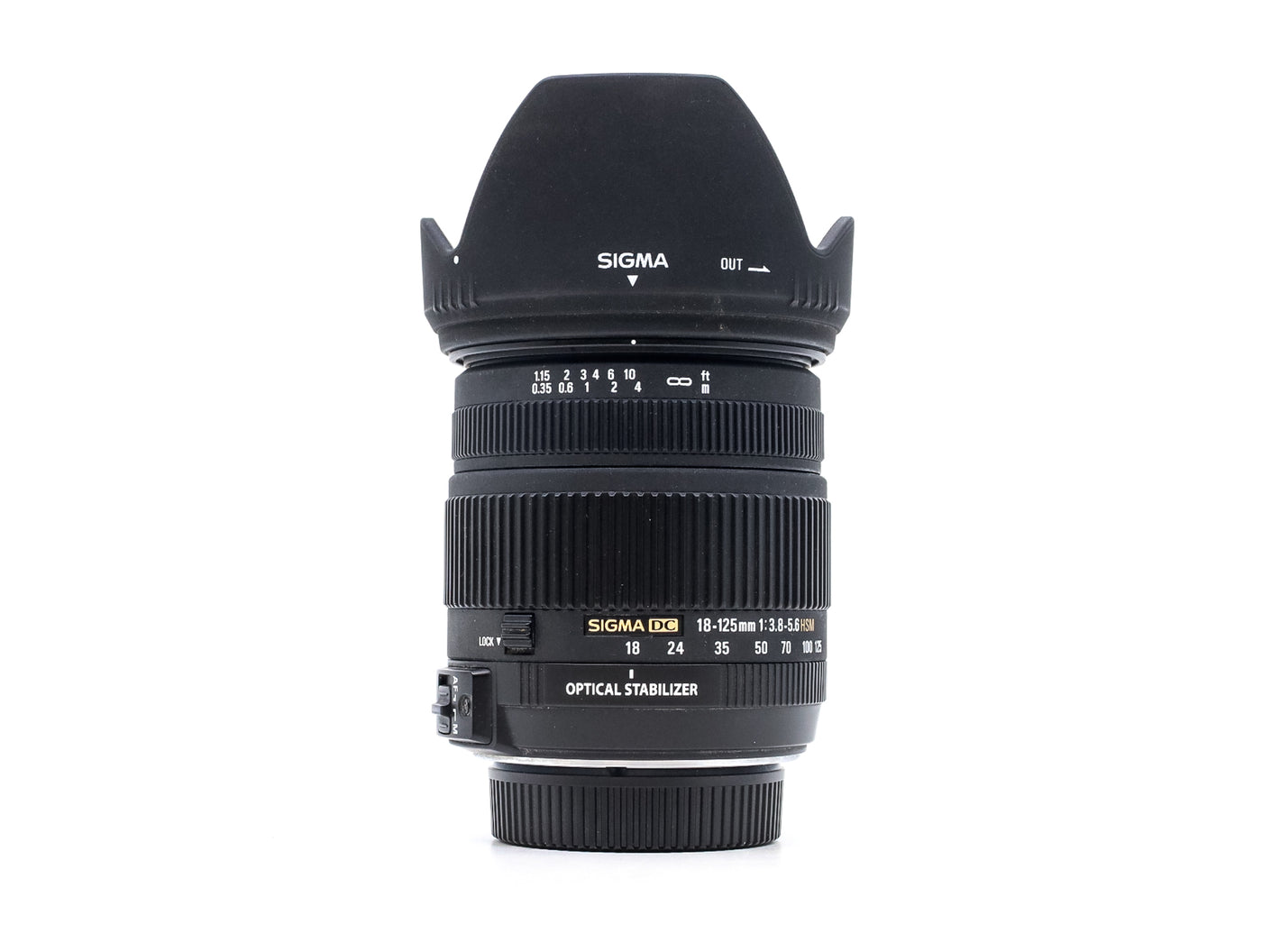 Sigma 18-125mm f/3.8-5.6 DC OS HSM - Nikon Mount · main image