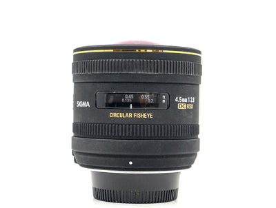 Sigma 4.5mm Fisheye f/2.8 EX DC HSM - Nikon Mount