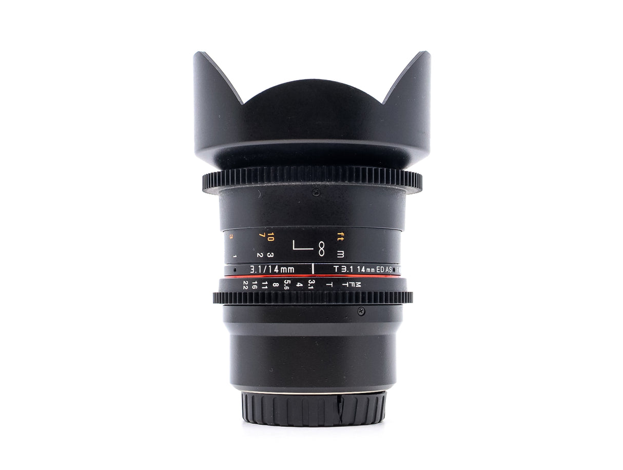 Samyang 14mm T3.1 ED AS IF UMC II - Micro Four Thirds Fit