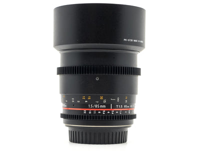 Walimex Pro 85mm T1.5 - Canon EF-vatting