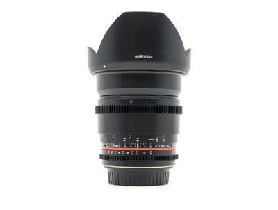 Walimex Pro 16mm T2.2 VDSLR - Canon EF Fit 