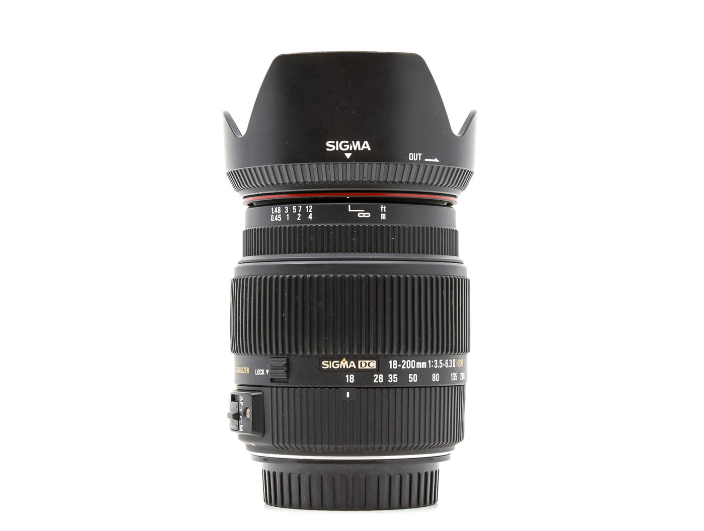 Sigma 18-200mm f/3.5-6.3 DC OS HSM II - Geschikt voor Canon EF-S · hoofdafbeelding