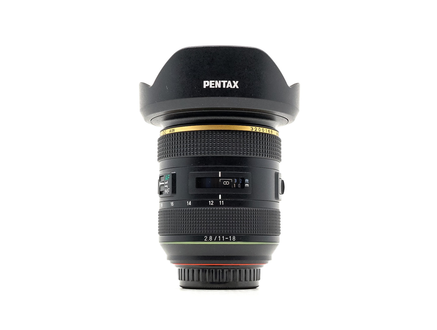 Pentax HD Pentax-DA 11-18mm f/2.8 ED DC AW Lens · hoofdafbeelding