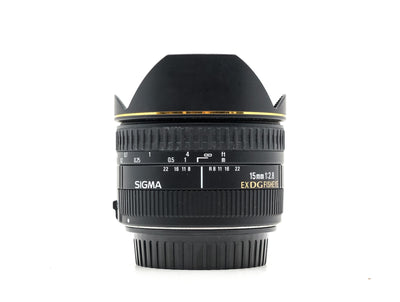 Sigma 15mm f/2.8 EX DG Fisheye - Geschikt voor Canon EF