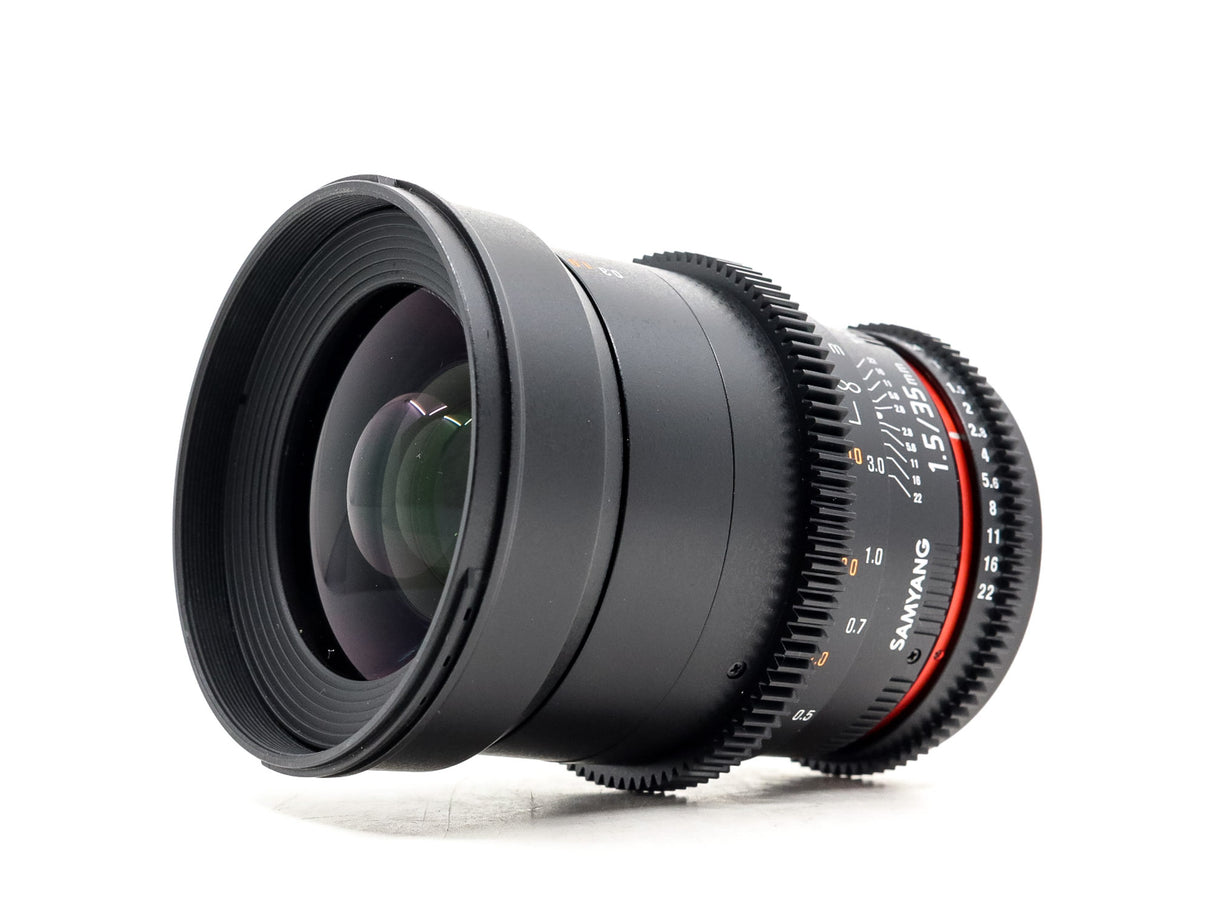 Samyang 35mm T1.5 Cine VDSLR MK2 - Canon EF Fit