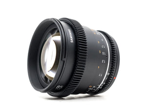 Samyang 85mm T1.5 VDSLR MK2 - Canon EF Fit