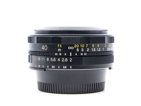 Voigtländer Ultron 40mm f/2 SL II - Nikon Mount