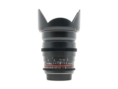 Walimex Pro 24mm T1.5 Cine - Geschikt voor Canon EF
