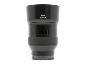 ZEISS Batis 40mm f/2 CF - Sony FE Fit