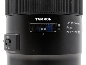 Tamron SP 70-200mm f/2.8 Di VC USD G2 - Canon EF Fit - segunda mano - excelente estado - detalle 4 de 4 - SKU 3772200 - Camer