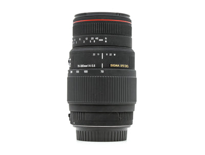 Sigma 70-300mm f/4-5.6 APO DG Macro - Canon EF-vatting
