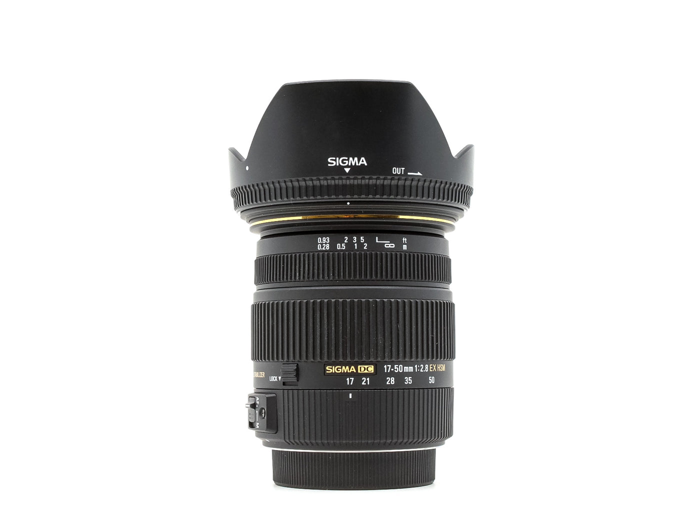 Sigma 17-50mm f/2.8 EX DC OS HSM - Sigma SA mount · hoofdafbeelding
