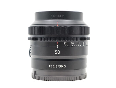 Sony FE 50mm f/2.5 G Lens