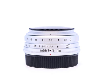 Voigtlander Ultron 27mm f/2 - Geschikt voor Fujifilm X