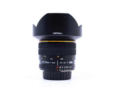 Walimex Pro 14mm f/2.8 ED AS IF UMC - Nikon Mount