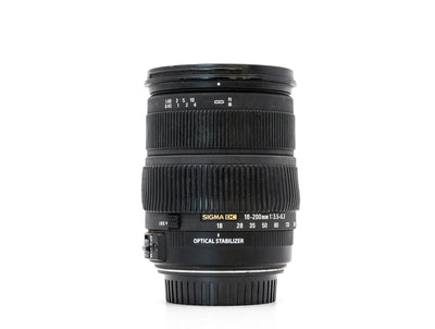 Sigma 18-200mm f/3.5-6.3 DC OS - Geschikt voor Canon EF-S