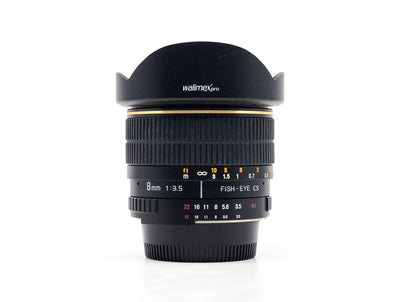 Walimex Pro 8mm f/3.5 CS Fisheye - Nikon Mount