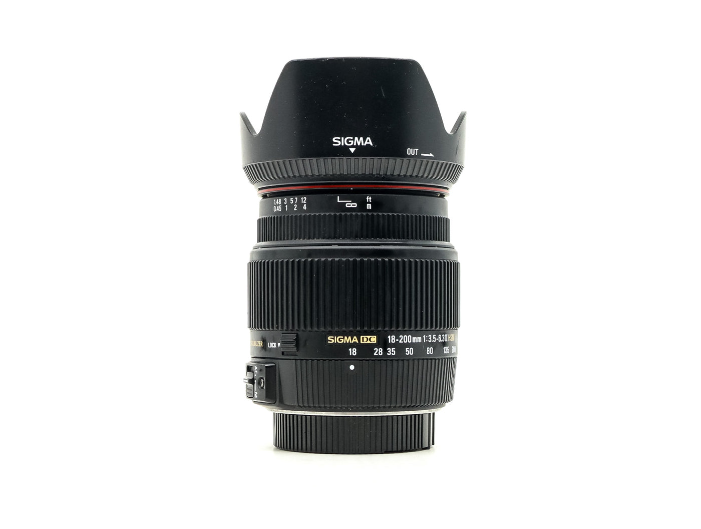 Sigma 18-200mm f/3.5-6.3 DC OS HSM II - Nikon Mount · hoofdafbeelding