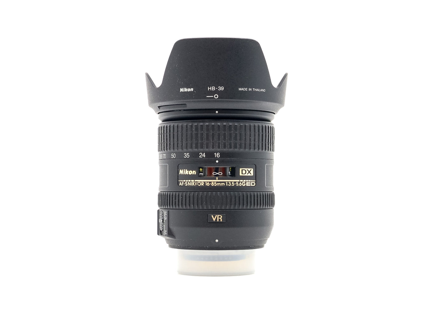 Nikon AF-S DX Nikkor 16-85mm f/3.5-5.6G ED VR Lens · hoofdafbeelding