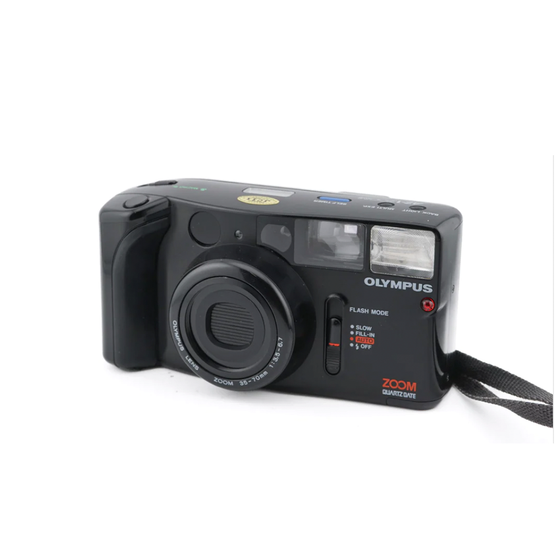 Olympus AZ-1 Zoom Quartz Date - 35mm Filmcamera · hoofdafbeelding