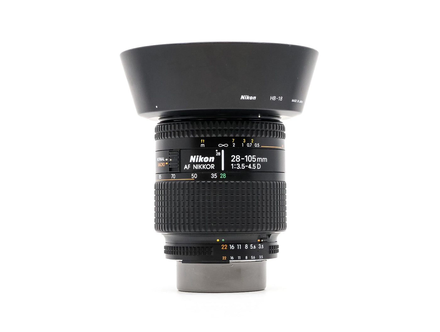Nikon AF Nikkor 28-105mm f/3.5-4.5D Macro Lens · hoofdafbeelding