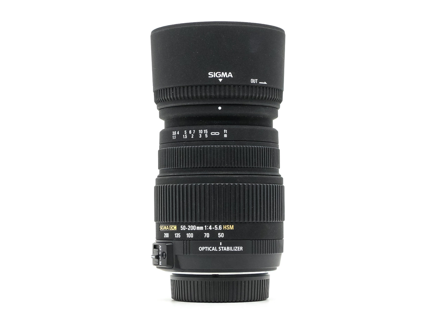 Sigma 50-200mm f/4-5.6 DC OS HSM - Nikon Mount · main image