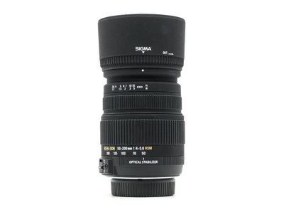 Sigma 50-200mm f/4-5.6 DC OS HSM - Nikon Mount