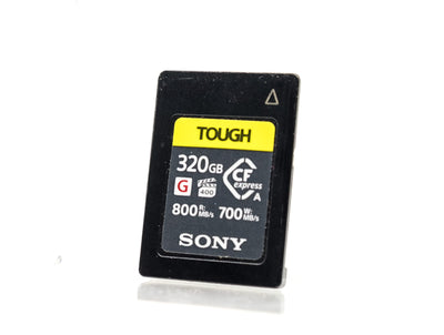 Sony 320GB 800MB/s Tough Type A CFexpress Kaart