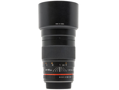 Samyang 135mm f/2 ED UMC - Geschikt voor Canon EF