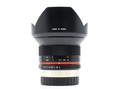 Samyang 12mm f/2 NCS CS - Geschikt voor Fujifilm X