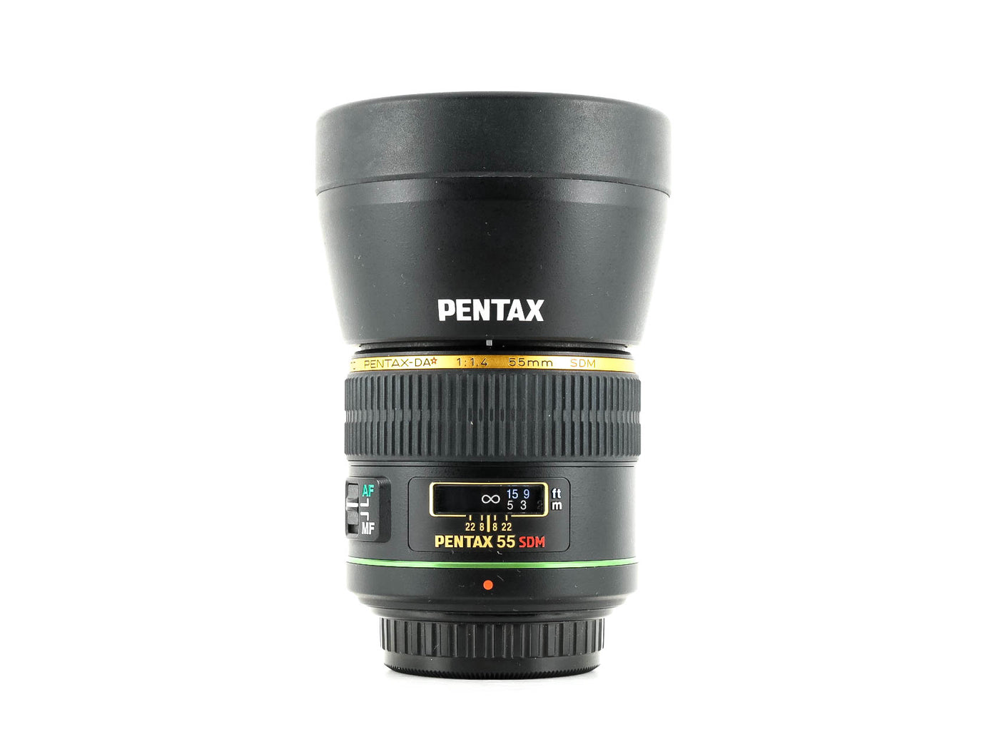 Pentax SMC Pentax-DA* 55mm f/1.4 Lens · hoofdafbeelding