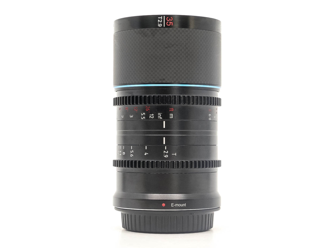Sirui Saturn 35mm T2.9 1.6x Anamorfisch [Neutrale Flare] - Sony FE Mount · hoofdafbeelding