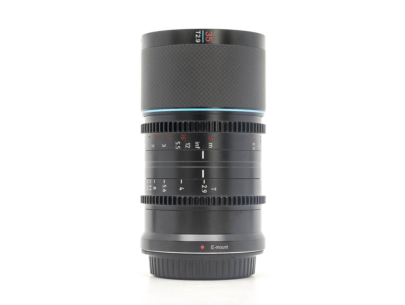Sirui Saturn 35mm T2.9 1.6x Anamorphic [Blauwe Flare] - Sony FE Mount · main image