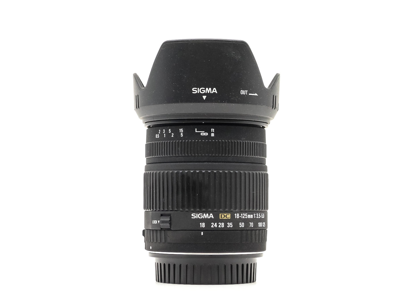 Sigma 18-125mm f/3.5-5.6 DC - Geschikt voor Canon EF-S · hoofdafbeelding