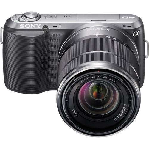 Alpha NEX-C3 - Zwart/Zilver + Sony E 18-55mm f/3.5-5.6 OSS lens · hoofdafbeelding