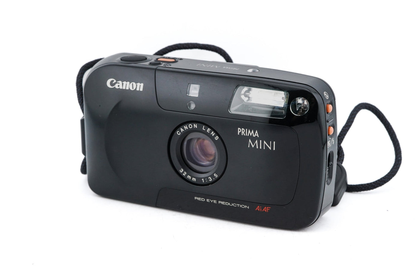 Canon Prima Mini - Vintage 35mm Analog Camera (Refurbished) Black  · main image