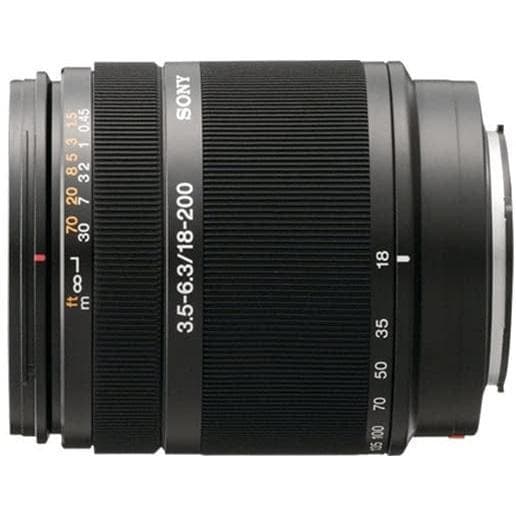 Sony A 18-200mm f/3.5-6.3 lenses