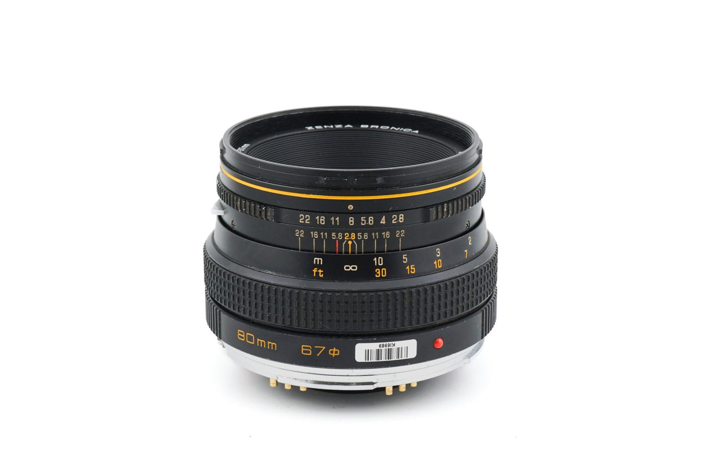 Zenza Bronica 80mm f2.8 Zenzanon-S Lens · hoofdafbeelding