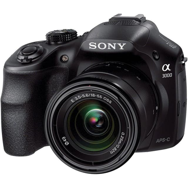 Reflex Alpha a3000 - Zwart + Sony E 18-55mm f/3.5-5.6 OSS · hoofdafbeelding