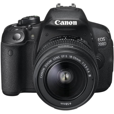 EOS 700D SLR - Black + Canon EF-S 18-55mm f/3.5-5.6 III f/3.5-5.6 